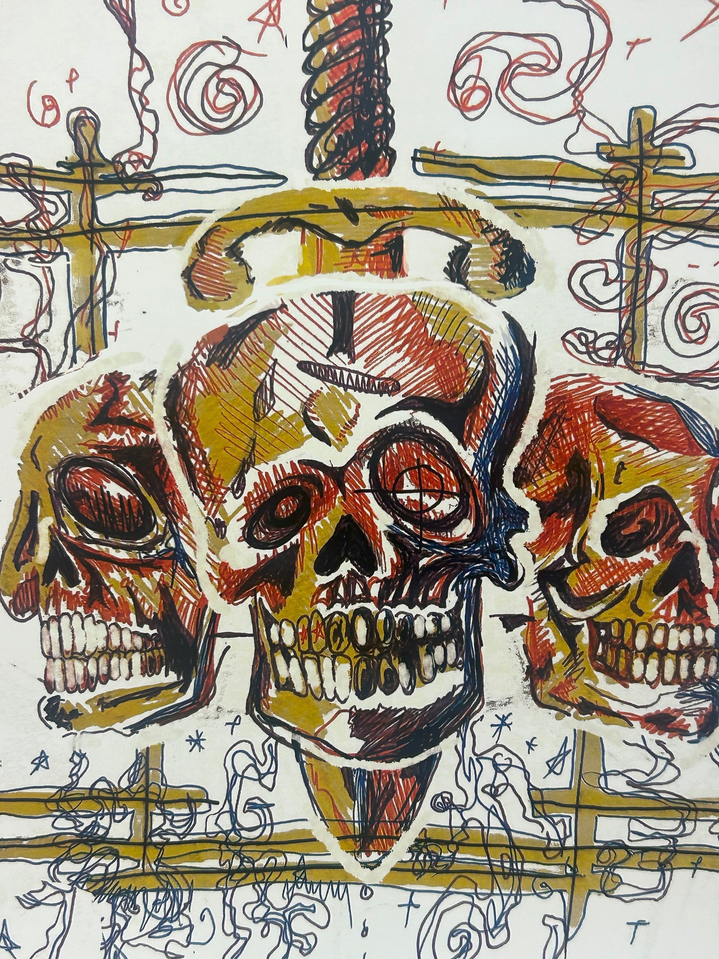 THE PSYCHEDELLIC SWORDSMAN PRINT