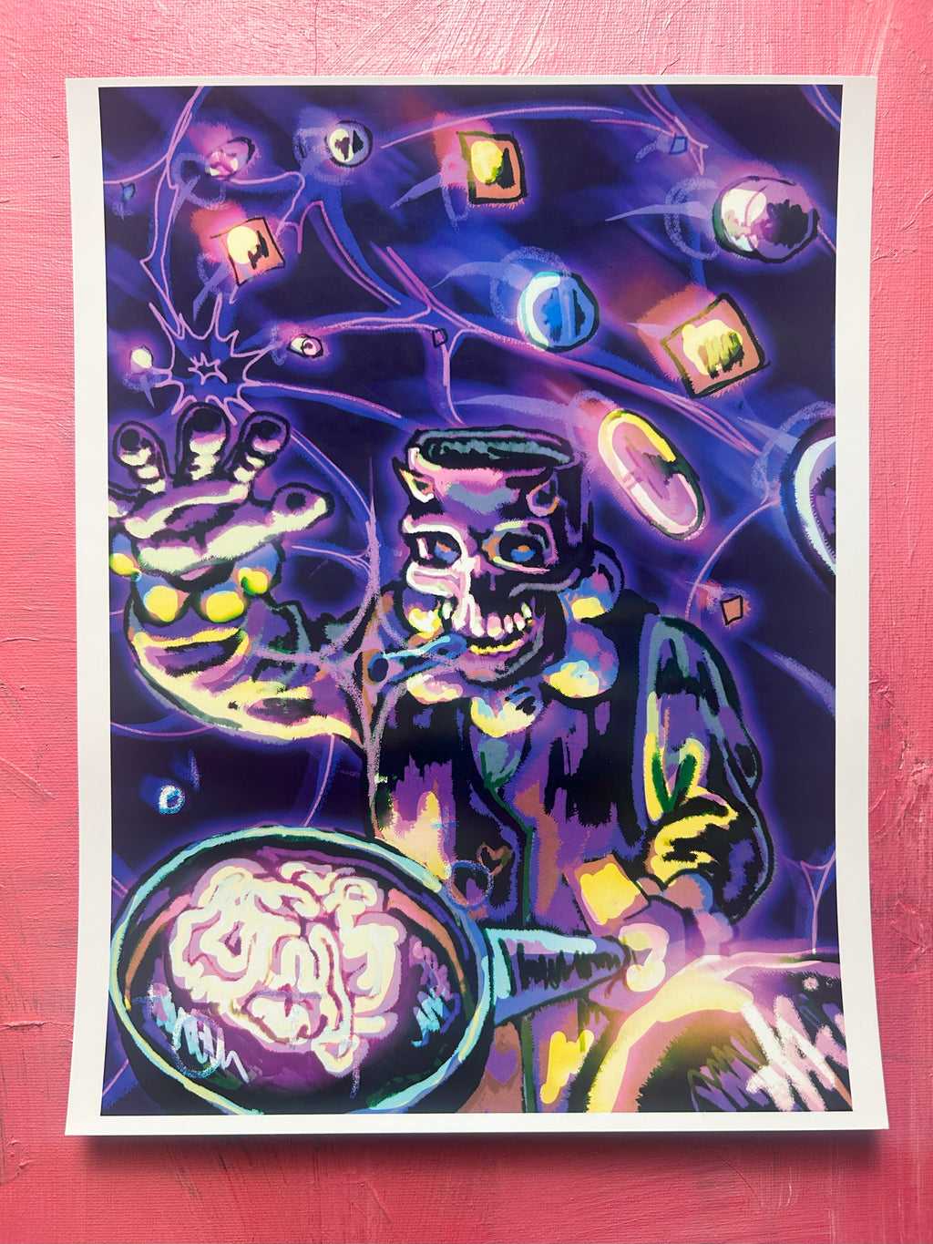 THE FRYING MY BRAIN PRINT