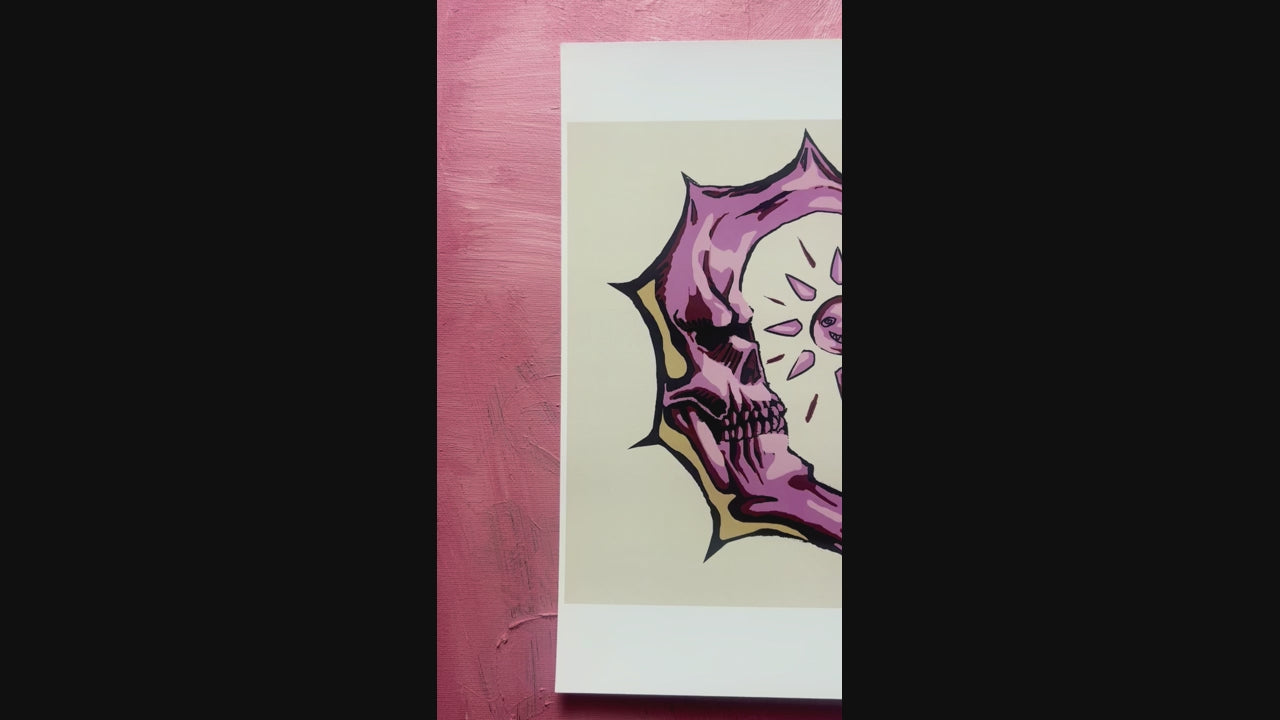 ONE DAY EVEN THE MOON WILL DIE PRINT